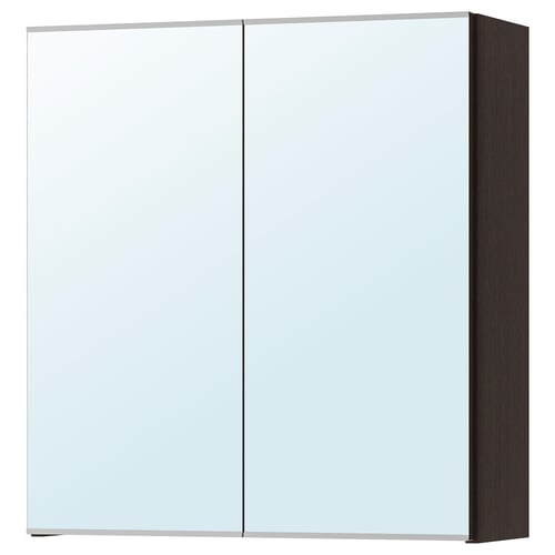 Lillangen Mirror Cabinet With 2 Doors Black Brown Ikea