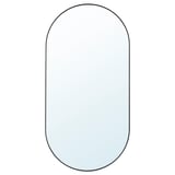LINDBYN Mirror, black, 60x120 cm