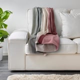 LINDSVÄRMARE Throw, multicolour handmade, 110x170 cm