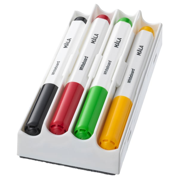 Mala Whiteboard Pen Assorted Colours Mixed Colours Ikea