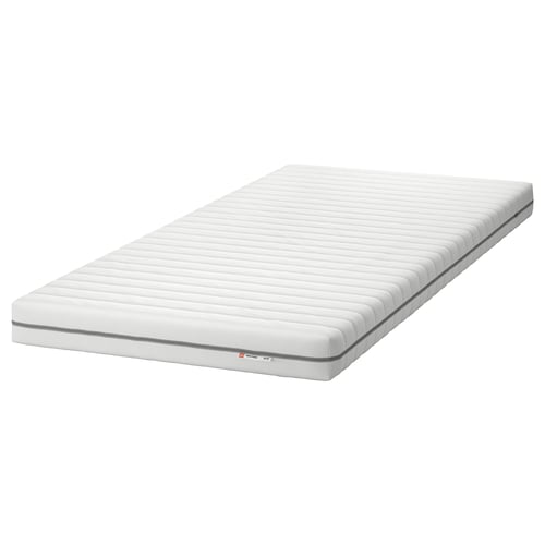 Malfors Foam Mattress Firm White 90x200 Cm Ikea