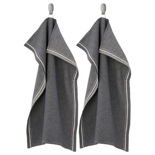 MARIATHERES Tea towel, grey, 50x70 cm