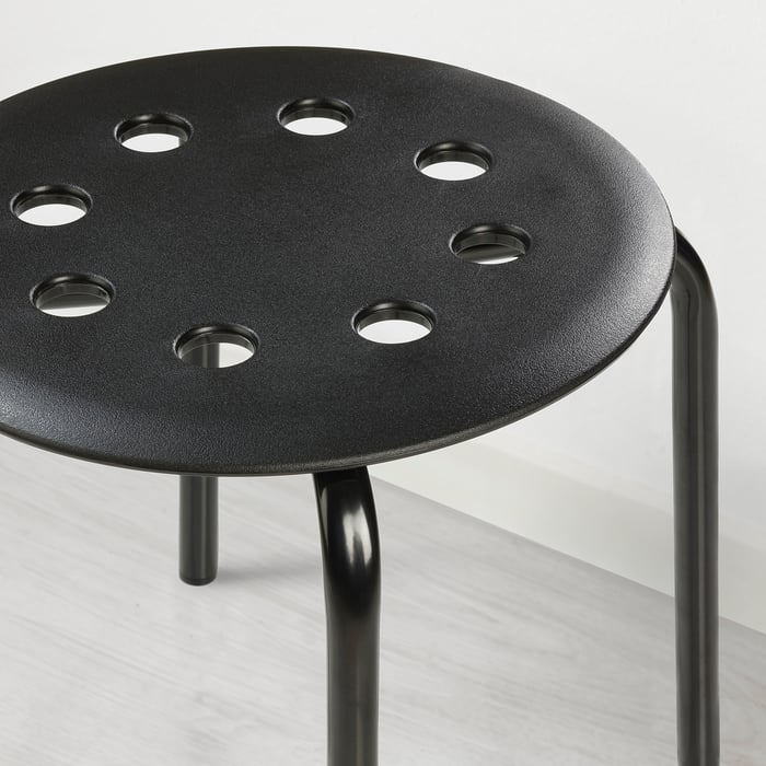 MARIUS stool, black, 35 cm IKEA Malaysia