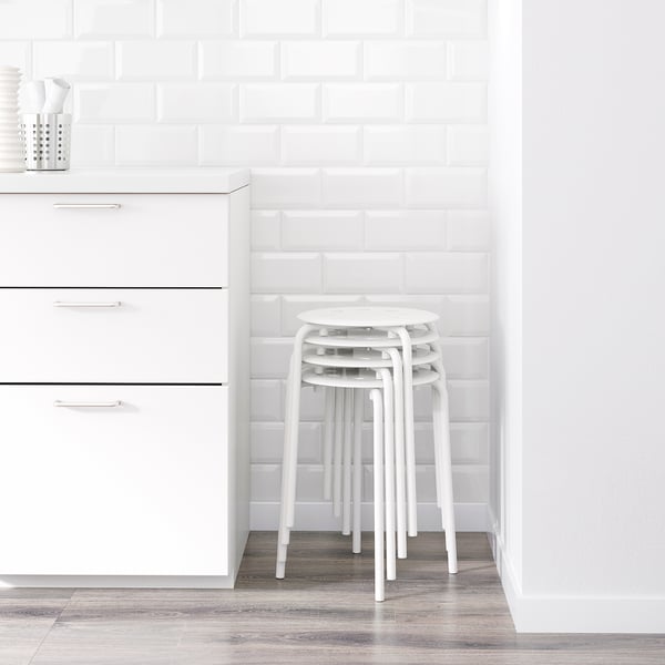 MARIUS Stool white IKEA