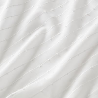 MATILDA Sheer curtains, 1 pair, white/with tab top, 140x250 cm