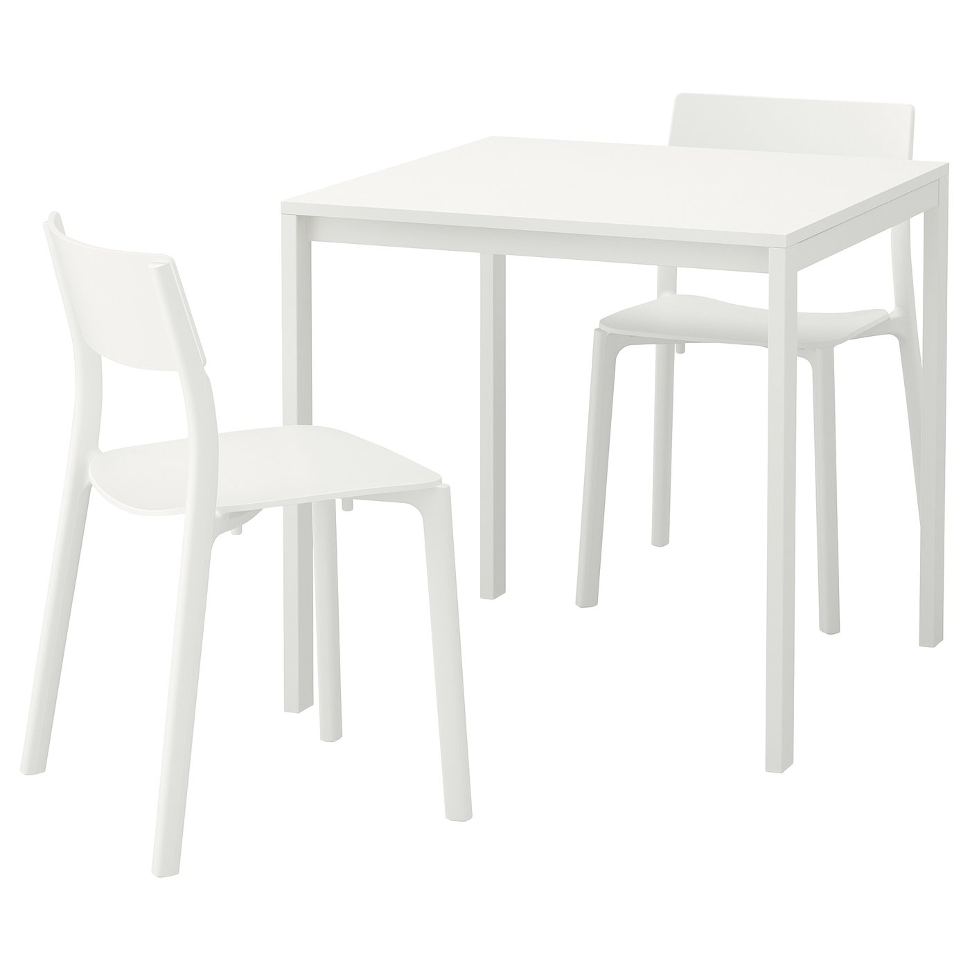MELLTORP / JANINGE table and 2 chairs, white/white, 75 cm IKEA Malaysia