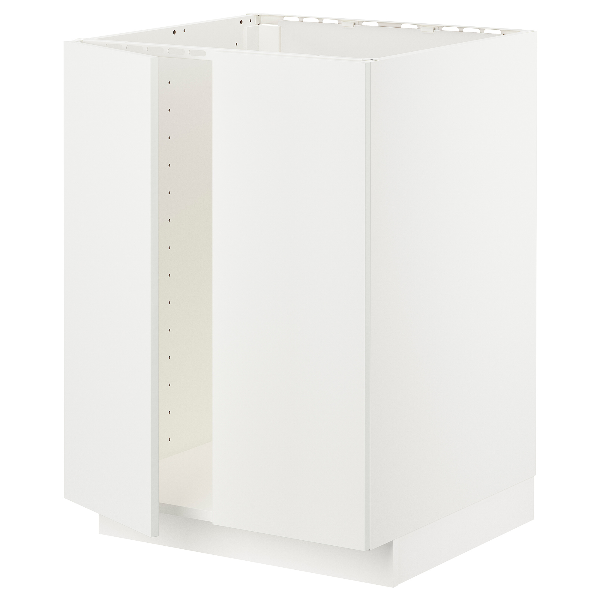METOD Base for sink + 2 doors white/Häggeby white IKEA