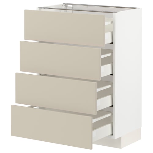 METOD kitchen cabinet with 4 drawers.