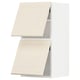 METOD Wall cab horizo 2 doors w push-open, white/Bodbyn off-white, 40x37x80 cm