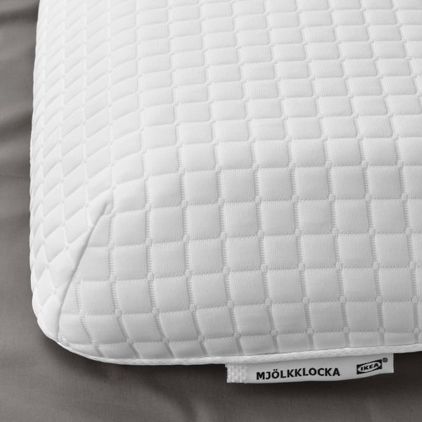 MJÖLKKLOCKA Ergonomic pillow, side/back sleeper, 41x71 cm