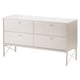 MUSKEN Chest of 4 drawers, white, 118x65 cm
