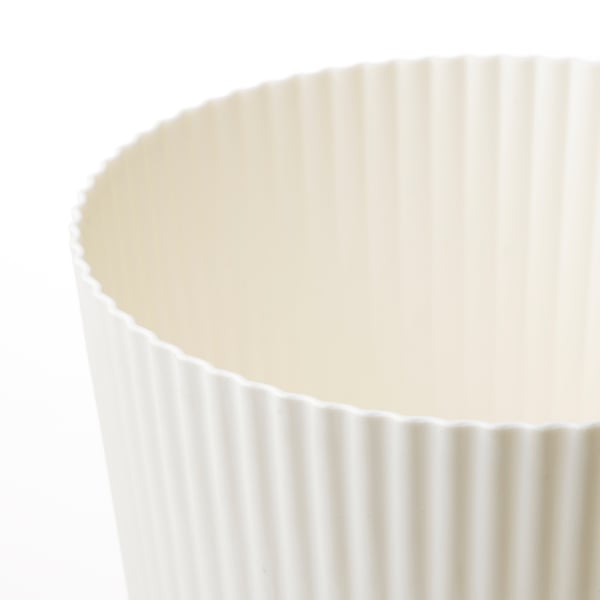 NEJKON Plant pot, white, 12 cm
