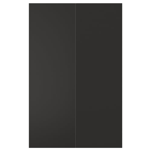 Black rectangle panel, minimalist design, glossy finish.