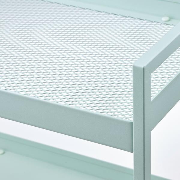 NISSAFORS Trolley, pale green, 50.5x30x83 cm