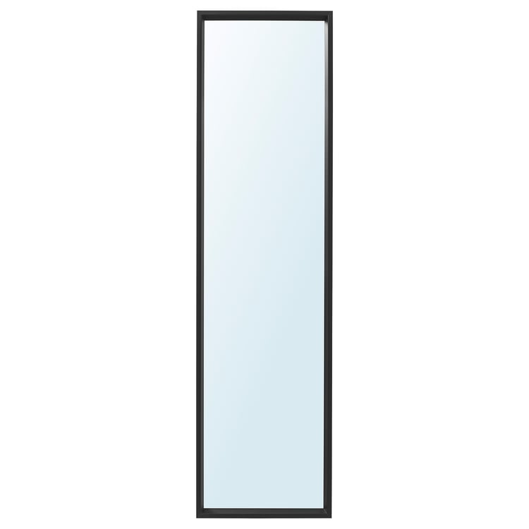 NISSEDAL mirror, black, 40x150 cm IKEA Malaysia