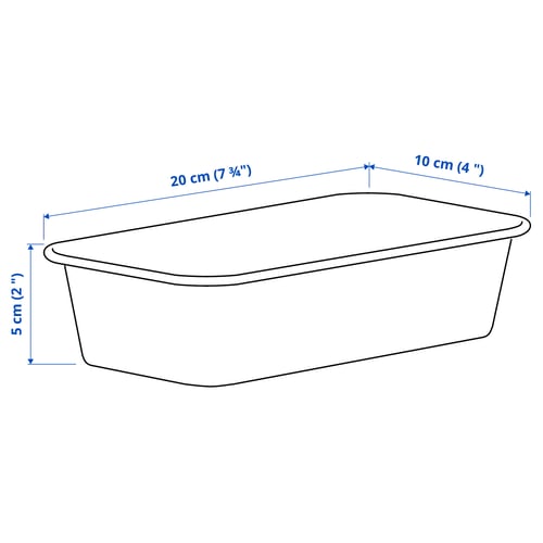 Illustration with measurements for the product: NOJIG.