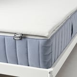 NOPAKTE Mattress pad, white, 150x200 cm