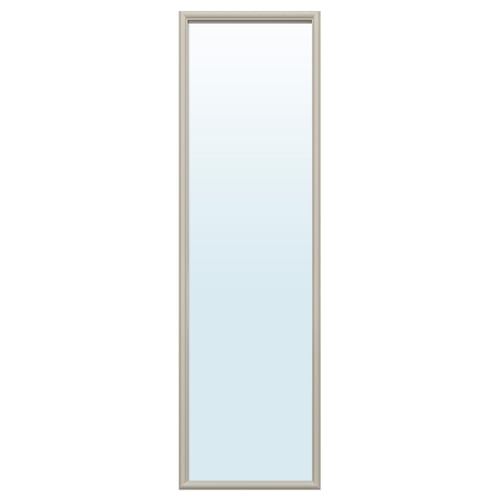 NYPONBUSKE silver rectangular wall mirror.