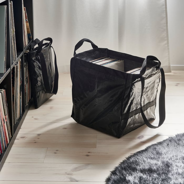 OBEGRÄNSAD Bag, black, 35x35x35 cm/44 l IKEA