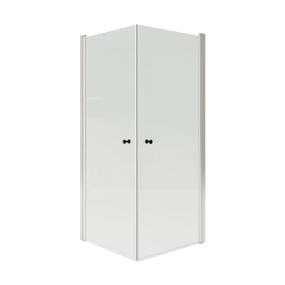 OPPEJEN Shower enclosure with 2 doors, 86x86x202 cm