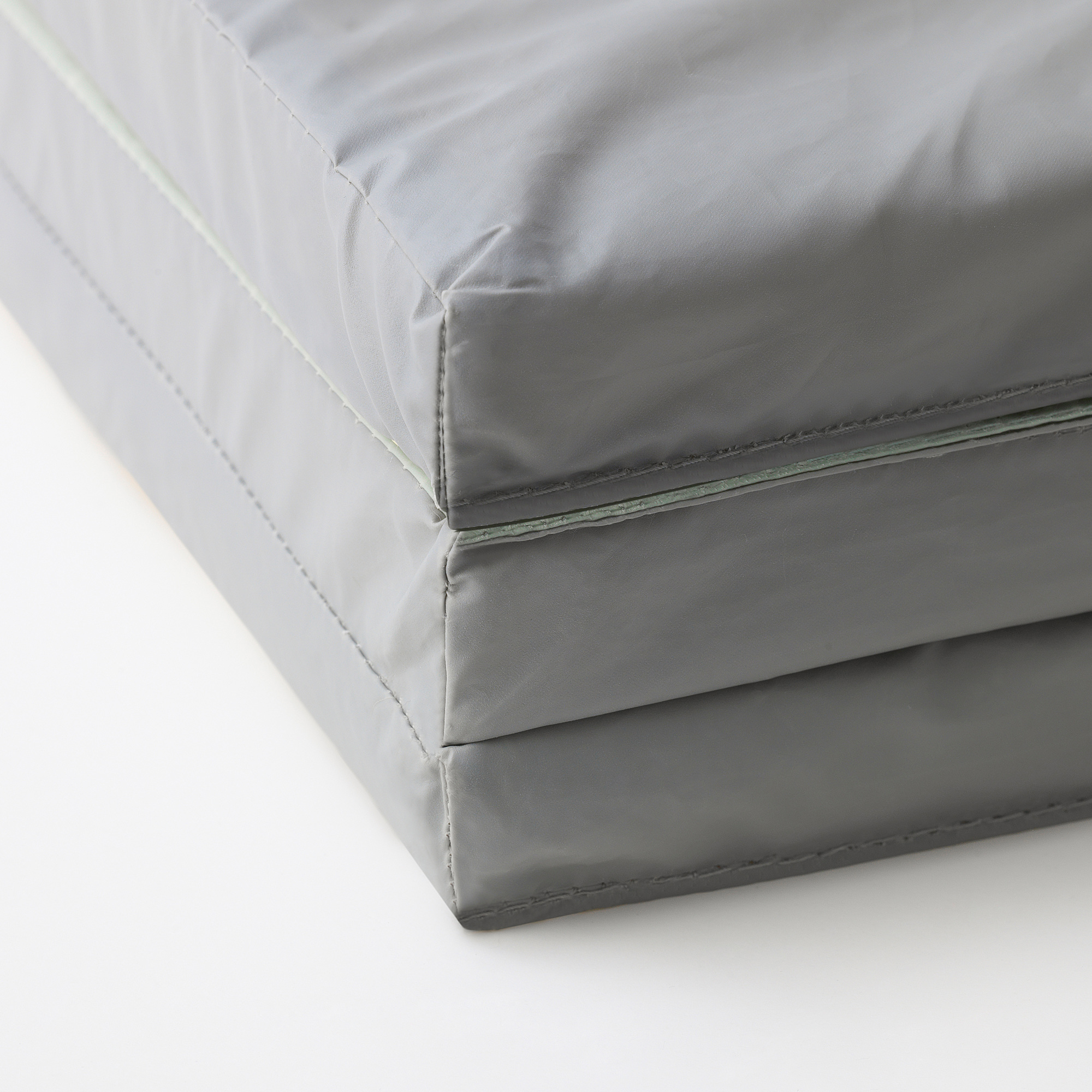 PASSBIT Folding gym mat, yellow/green/grey, 120x225 cm IKEA