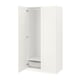 Option: PAX / BERGSBO Wardrobe, white/white, 100x60x201 cm