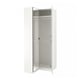 Option: PAX / FARDAL/ÅHEIM Corner wardrobe, high-gloss white/mirror glass, 110/88x236 cm