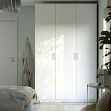 PAX / FORSAND Wardrobe combination, white/white, 150x60x236 cm