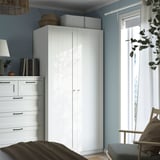 PAX / GULLABERG Wardrobe combination, white/white, 100x60x201 cm