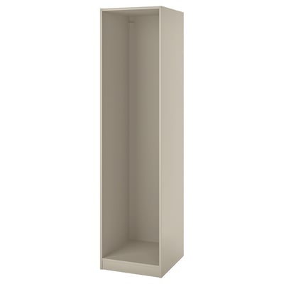 PAX Wardrobe frame, grey-beige, 50x58x201 cm