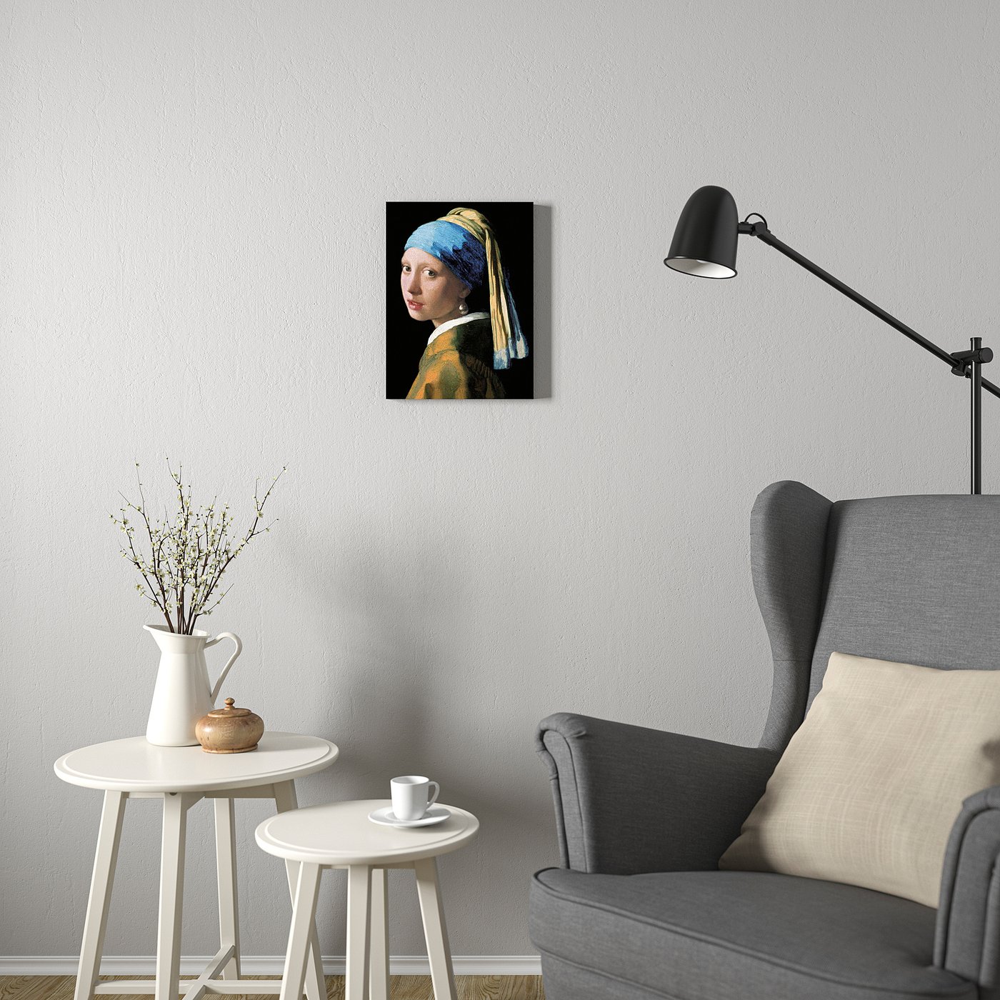 PJÄTTERYD picture, girl with a pearl earring , 2, 30x40 cm - IKEA