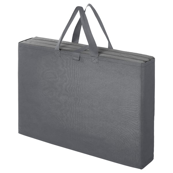 RÅHOLT Guest mattress, grey, 91x190 cm
