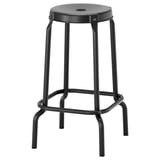 RÅSKOG Bar stool, black, 63 cm