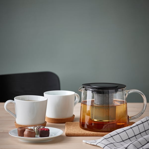 RIKLIG Teapot, glass, 1.5 l IKEA