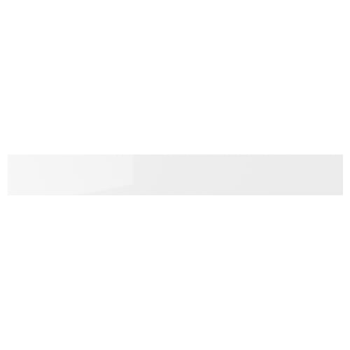 RINGHULT white glossy kitchen cabinet.