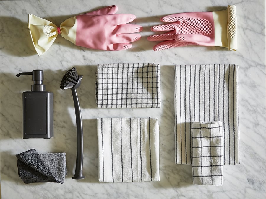 RINNIG Cleaning gloves, pink, S IKEA