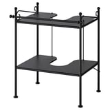 RÖNNSKÄR Wash-basin shelf, black