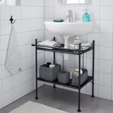 RÖNNSKÄR Wash-basin shelf, black