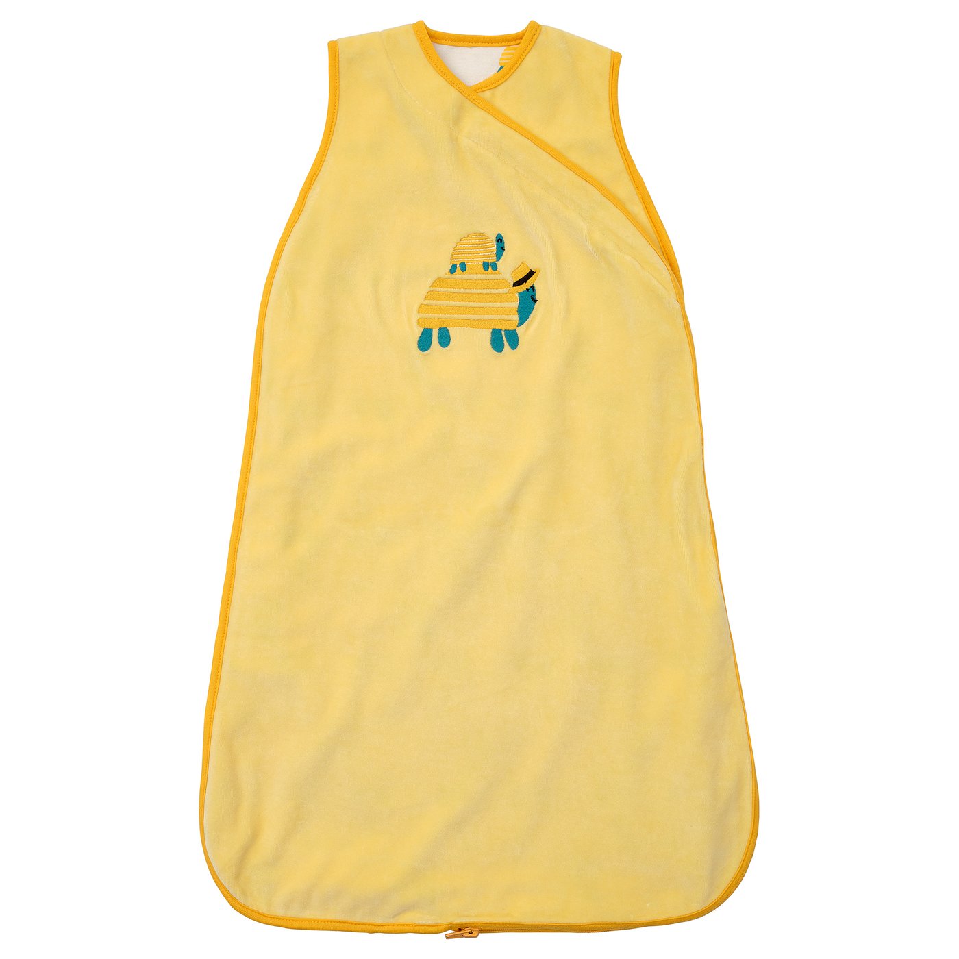 yellow sleeping bag