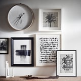 ROTBLÖTA Wall clock, ash veneer/light grey, 42 cm
