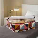 SÄCKKÄRRA Storage case, multicolour, 55x49x19 cm
