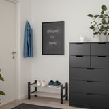 SÄVSTA Memo board, black, 50x70 cm