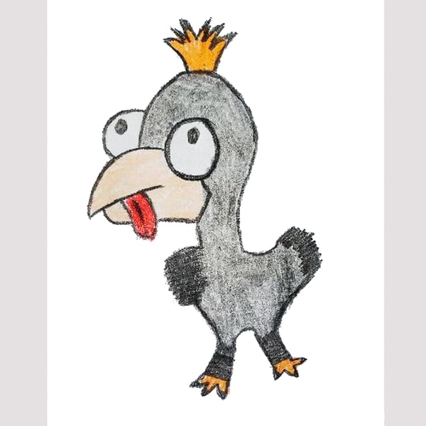 SAGOSKATT 2021 Soft toy, bird/multicolour
