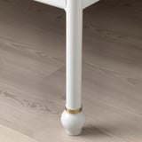 SAGSTUA Bed frame, white/Lönset, 150x200 cm