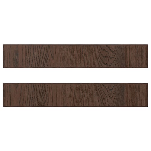 SINARP oak veneer kitchen cabinet fronts with modern design and solid wood edge.