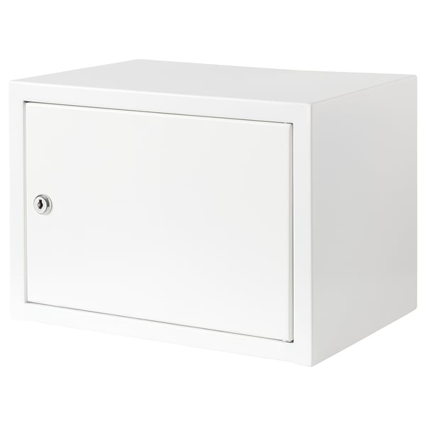 SISTRANDA Lockable cabinet, white, 35x25 cm