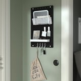 SKÅDIS Pegboard, black, 36x56 cm