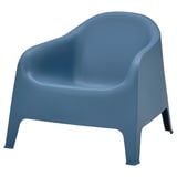 SKARPÖ Armchair, outdoor, dark blue