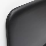 SLATTUM Upholstered bed frame, Bomstad black, 150x200 cm