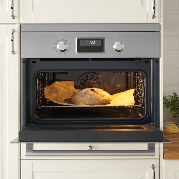 SMAKSAK Microwave combi with forced air, stainless steel